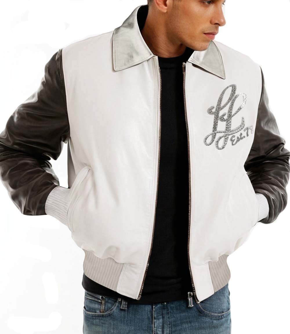 white pelle pelle jacket
