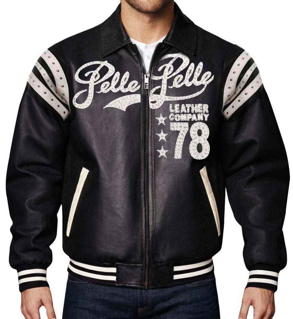 black pelle pelle leather jacket
