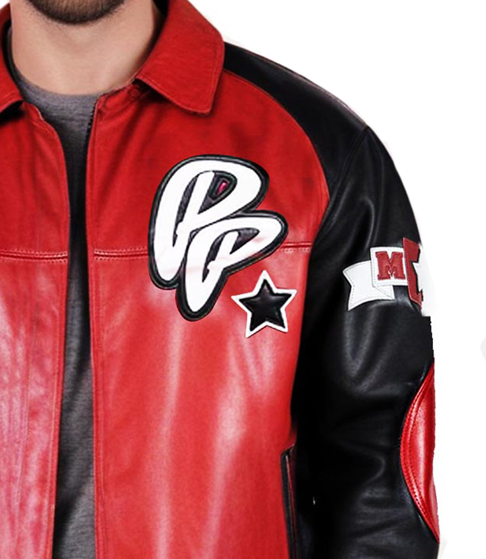 MB Soda Club Red Leather Jacket